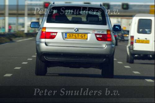 Amsterdam 26 augustus 2003
Patty Brard met BMW X5