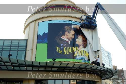 Scheveningen 3 augustus 2003
Reclame Sound of Music bij het Circustheater