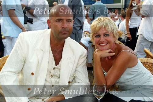 Scheveningen 3 augustus 2003
Laatste voorstelling van Aida in het circustheater.
Vera Mann met vriend