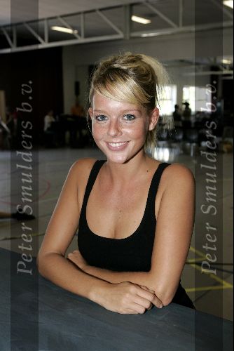 Amsterdam 1 augustus 2004
Presentatie  musical Crazy for You.
Chantal Janzen