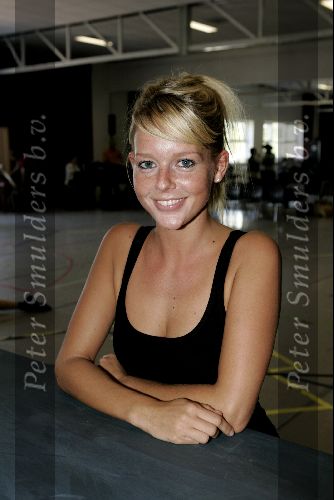 Amsterdam 1 augustus 2004
Presentatie  musical Crazy for You.
Chantal Janzen