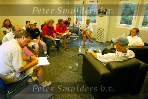 Zondag 8 Juli 2004
Persconferentie Dutch KLM Open 2004 Golf
Leo v d Ruit Henri v d Steen Hans Woudstra
Intervieuw met winnaar David Lynn