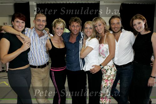 Amsterdam 1 augustus 2004
Presentatie  musical Crazy for You.
Dick Cohen Chantal Janzen Anouk v Nes Joke de Kruyf Peter v Reijn Christo v Klaveren Jacqueline Aronson