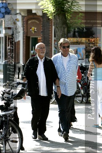 Amsterdam 31 juli 2004
Edgar Vos met vriend Geert op Cornelis Schuytstraat