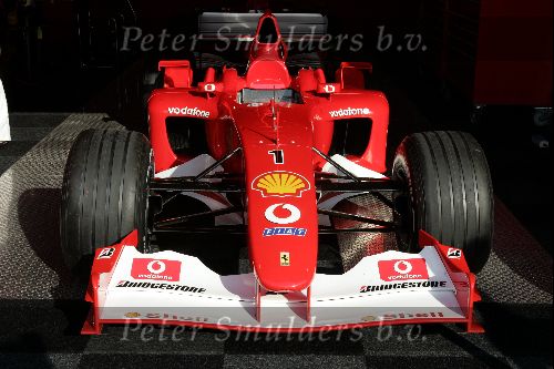 Zandvoort 7 augustus 2004
Ferari Michael Schumacher op circuit zandvoort met