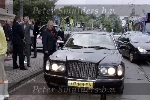 Amsterdam 25 augustus 2004
Presentatie nieuwe blad Zuid .
Harry Mens in nieuwe Bentley
