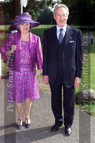 Breukelen 13 juni 2001
Haringparty op Neyenrode.
Irene Schreuder en haar man Hans Schreuder van biodermal