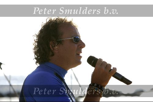Curacao 13 augustus 2004
Marco Borsato optreden op Mambo Beach. 
Soundcheck!!