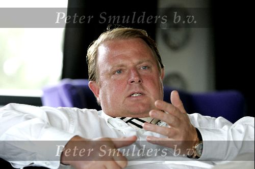 Dordrecht 31 augustus 2004
Michel Perridon bij interview voor F1 racing.