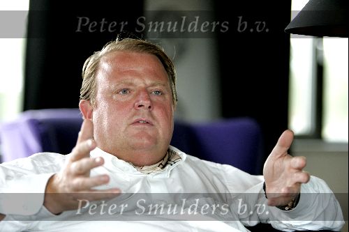 Dordrecht 31 augustus 2004
Michel Perridon bij interview voor F1 racing.