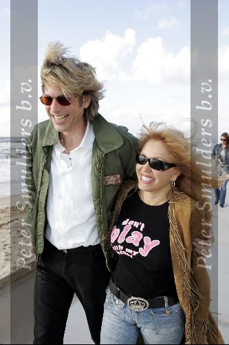 Bloemendaal 31 augustus 2004
Feestje radio Veronica bij strandtent Vroeger.
Adam Curry met Patricia Paay