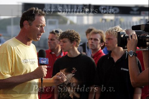 Zandvoort 7 augustus 2004
Piet Paulusma met zijn zonen op circuit zandvoort