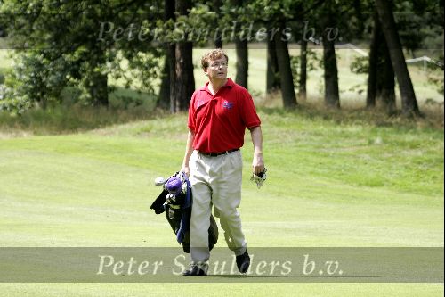 Hilversum 4 augustus 2004
Prins Friso op de pro-am van de klm open op de hilversumse golfclub.