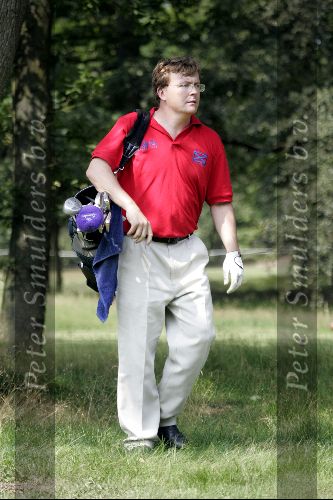 Hilversum 4 augustus 2004
Prins Friso op de pro-am van de klm open op de hilversumse golfclub.