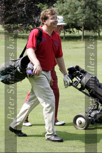 Hilversum 4 augustus 2004
Prins Friso op de pro-am van de klm open op de hilversumse golfclub. Robbie v Erven Dorens