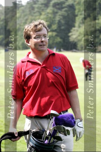 Hilversum 4 augustus 2004
Prins Friso op de pro-am van de klm open op de hilversumse golfclub.
