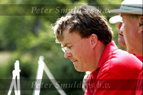 Hilversum 4 augustus 2004
Prins Friso op de pro-am op de Hilversums golfclub.