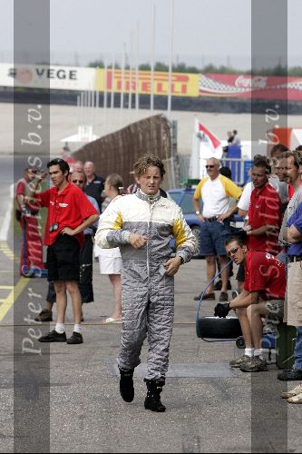 Zandvoort 6 augustus 2004
Prins Pieter Christiaan racen op circuit Zandvoort