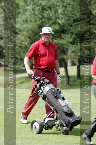 Hilversum 4 augustus 2004
Prins Friso op de pro-am van de klm open op de hilversumse golfclub. Robbie v Erven Dorens