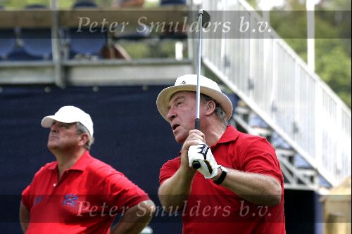 Hilversum 4 augustus 2004
Prins Friso op de pro-am op de Hilversums golfclub.Robbie v Erven Dorens