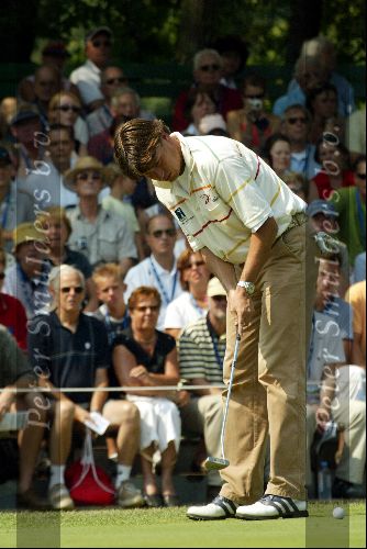 Zondag 8 Augustus 2004
Dutch KLM Open 2004 Golf
Hilversumsche golfclub
Robert Jan Derksen