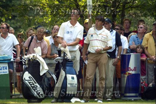 Zondag 8 Augustus 2004
Dutch KLM Open 2004 Golf
Free drop van Robert Jan Derksen op hole 18