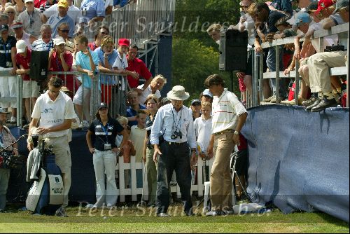 Zondag 8 Augustus 2004
Dutch KLM Open 2004 Golf
Free drop van Robert Jan Derksen op hole 18
Referee