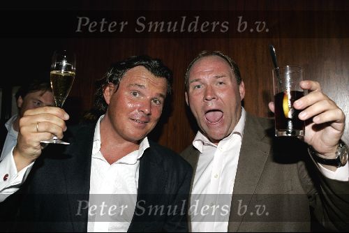 Amsterdam 25 augustus 2004
Presentatie nieuwe blad Zuid .
Steven Beek met Toine