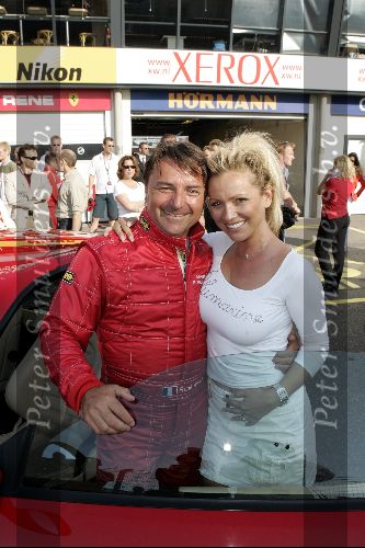 Zandvoort 7 augustus 2004
Tatjana samen met oud ferari coureur Rene Arnoux