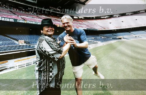 Vinkeveen 4 augustus 2005
Ron v Roekel met Andre Hazes in Nou Camp