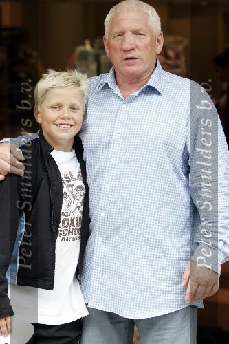 Hilversum 3 augustus 2005
Andre Hazes jr  met  Joop Kruis