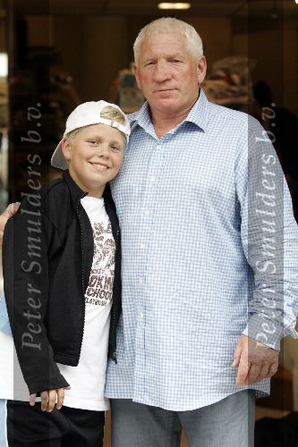 Hilversum 3 augustus 2005
Andre Hazes jr  met  Joop Kruis