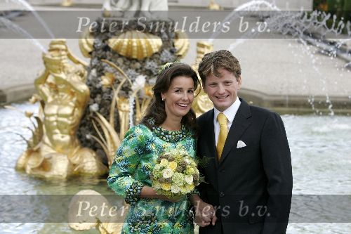 Apeldoorn 25 augustus 2005
Trouwen Prins Pieter Christiaan en Anita v Eijk.