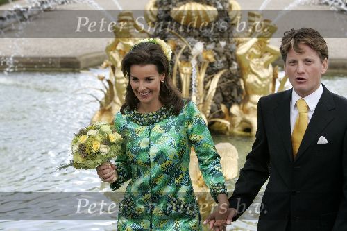 Apeldoorn 25 augustus 2005
Trouwen Prins Pieter Christiaan en Anita v Eijk.