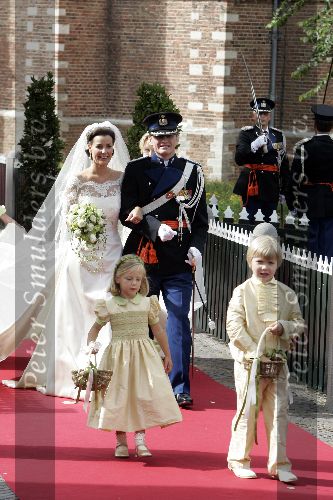 Noordwijk 27 augustus 2005
Trouwen Prins Pieter Christiaan en Anita v Eijk.