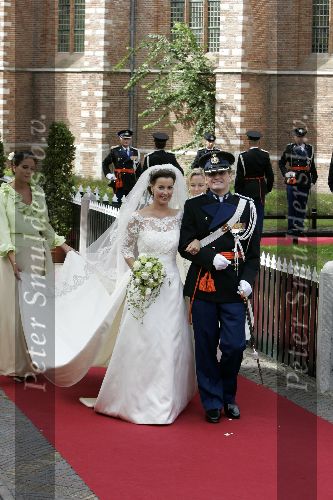 Noordwijk 27 augustus 2005
Trouwen Prins Pieter Christiaan en Anita v Eijk.
