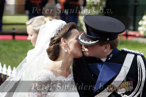 Noordwijk 27 augustus 2005
Trouwen Prins Pieter Christiaan en Anita v Eijk.