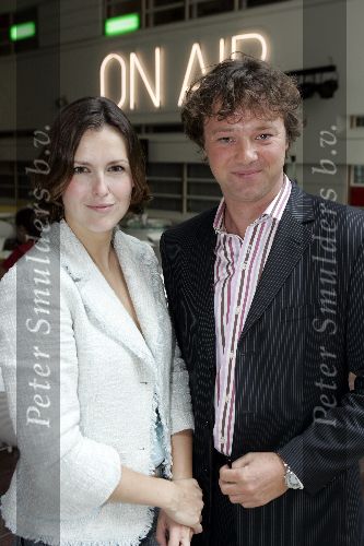 Hilversum 16 augustsu 2005
Presentatie Avro winterseizoen.
 Frits Sissing en Anniko v Santen