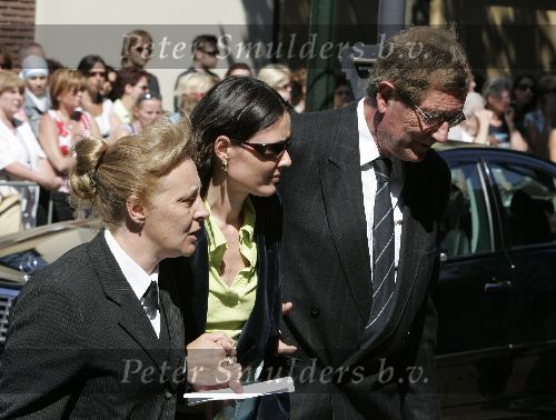 Venlo 29 augustus 2005
Begrafenis Glenn Corneille.
Zijn vrouw Chantal Nijssen