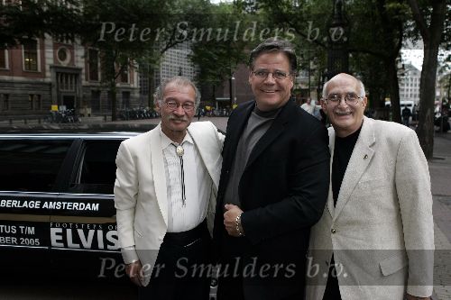 Amsterdam 26 augustus 2005
Opening Elvis tentoonstelling in beurs v Berlage.
Stiefbroer David Stanley
