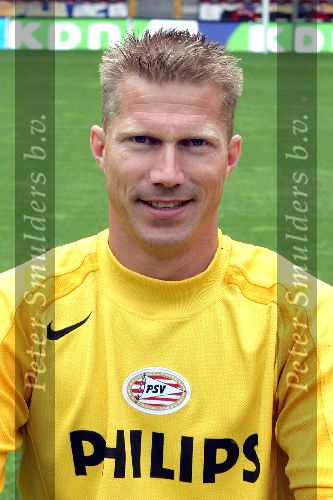 Eindhoven, 8 Augustus 2005 
Perspresentatie Selektie PSV Seizoen 2005/2006
Edwin Zoetebier, reserve doelman
