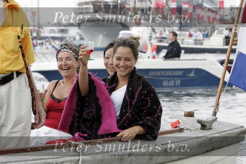 Amsterdam 20 augustus 2005
Esmee de la Bretonniere tijdens sail op boot