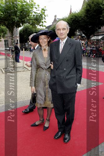 Noordwijk 27 augustus 2005
Trouwen Prins Pieter Christiaan en Anita v Eijk.
Frank Houben met vrouw