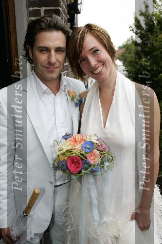 Aarle Rixtel 20 augustus 2005
Trouwen Nienke Romer met Frederik Brom.