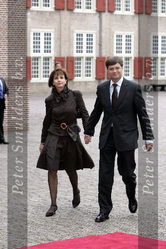 Apeldoorn 25 augustus 2005
Trouwen Prins Pieter Christiaan en Anita v Eijk.
Jan Peter Balkenende met vrouw