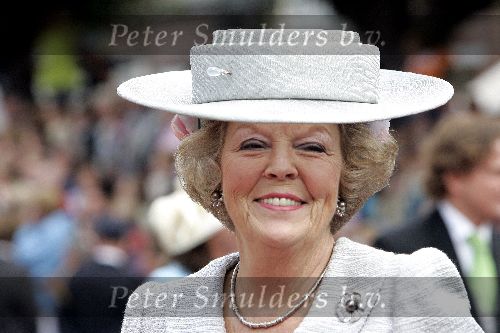 Noordwijk 27 augustus 2005
Trouwen Prins Pieter Christiaan en Anita v Eijk.
 Koningin Beatrix