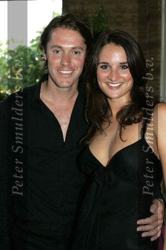 Amsterdam 31 augustus 2005
Presentatie Glamour en Lady card in Amstel hotel.
Lieke v Lexmond met vriend Jeroen