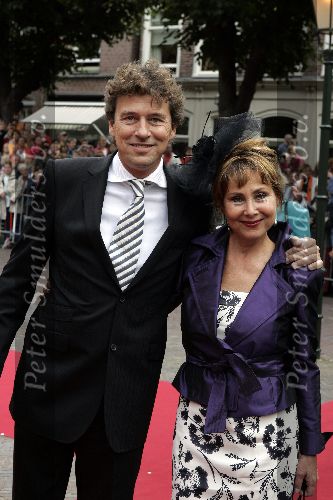 Noordwijk 27 augustus 2005
Trouwen Prins Pieter Christiaan en Anita v Eijk.
Mark Klein Essink met zijn vrouw Carolien v d Berg