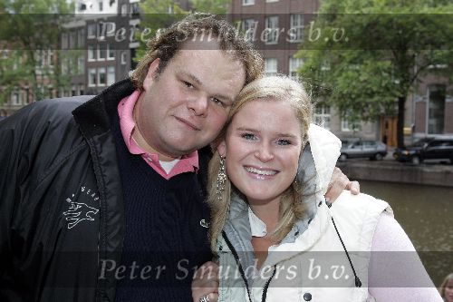 Amsterdam 8 augustus 2005
Reunie sterrenslag met boot in amsterdam.
Menno Kohler met vriendin