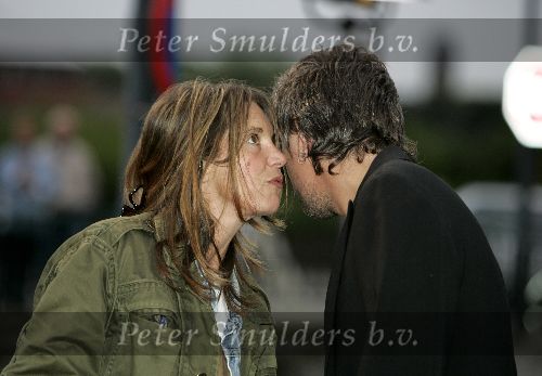 Aalsmeer 24 augustus 2005
Big Brother V bij endemol met Bridget Maasland en Ruud de Wild
Ruud en Minouche Jorissen
